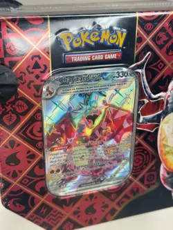 Paldean Fates Charizard EX Tin New/Sealed Pokemon TCG SV - Image 5