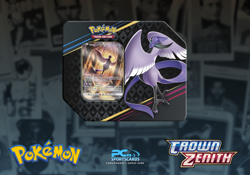 Pokemon Sword & Shield Crown Zenith Galarian Articuno Factory Sealed Tin WPP41 - Image 1