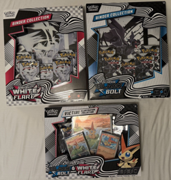 Pokemon Victini Collection Box and 2 Binder Sets Black & White Flare New - Image 1