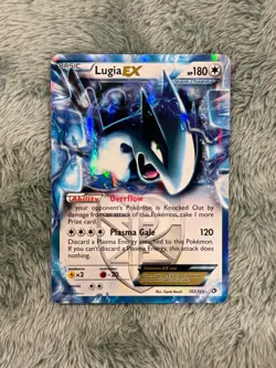 LUGIA EX 2013 POKEMON BLACK & WHITE LEGENDARY TREASURES RARE HOLO - Image 1