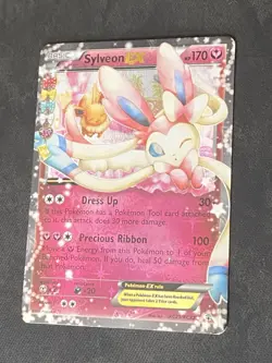 Sylveon EX Pokemon TCG Generations Radiant Collection RC21/RC32 Ultra Rare LP - Image 1