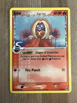 Pokemon TCG - Jynx 17/101 Non-Holo Rare - EX Dragon Frontiers - MP - Image 1