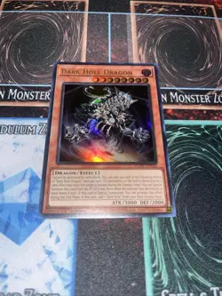 Yugioh Dark Hole Dragon AGOV-EN020 Ultra Rare 1st Edition - Image 1