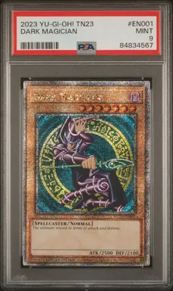 PSA 9 MINT Dark Magician TN23-EN001 QCR Promo *4567 YUGIOH - Image 1