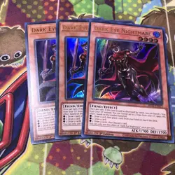 3x Dark Eye Nightmare 1st Edition Ultra Rare MP22-EN072 Yu-Gi-Oh! - Image 1