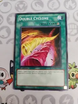 Played DP10-EN022 Yugioh Double Cyclone Unlimited Common - Image 1