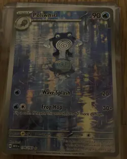 Poliwhirl Illustration Rare 176/165 Scarlet & Violet 151 NM Pokemon Card English - Image 1
