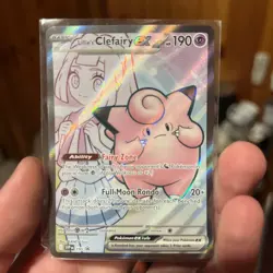 Lillies Clefairy EX 195 Black Star Promo Pokemon TCG Card Scarlet & Violet *B1 - Image 1
