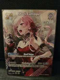Hololive CARD GAME hBP02-059 Mori Calliope SR Quintet Spectrum English - Image 1