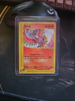 Ho-Oh # 52 WOTC Black Star PROMO "Pokemon Center NY" Stamped Card NEAR MINT - Image 1