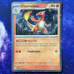 Holo CHARMELEON Card • COSMOS HOLO 008/091 • Pokemon S&V: Paldean Fates - Image 1