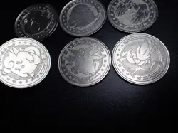 Pokemon Card Meiji Promo Battle Coin Silver x6 Chansey Clefairy etc #5693 PLAY - Image 5