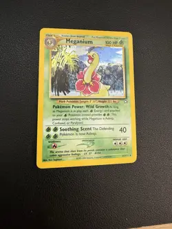 Pokemon TCG Meganium Neo Genesis Holo Rare Card #11/111 LP/Excellent Condition - Image 2