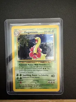Pokemon TCG Meganium Neo Genesis Holo Rare Card #11/111 LP/Excellent Condition - Image 4