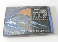 Star Trek Next Generation Customizable Card Game Sealed Expansion Sets Dmgd Box - Image 1