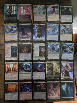Lot Of 100 Foil MTG Final Fantasy Collector Booster Cards - NM/M - Image 1