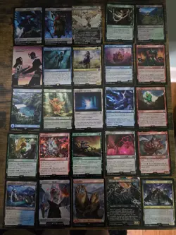 Lot Of 100 Foil MTG Final Fantasy Collector Booster Cards - NM/M - Image 3