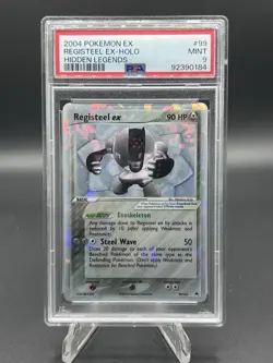 Pokemon TCG Registeel EX Holo Card 99/101 Hidden Legends Series - Image 1