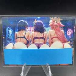 Yelan/Raiden/Yae Miko Anime Waifu Card Doujin ACG Goddess Holo - Image 1