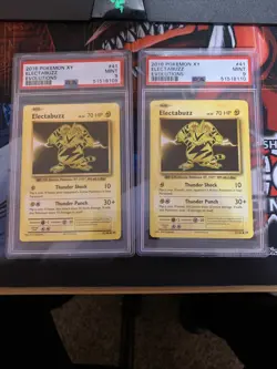 2016 Pokemon Card - XY Evolutions - Electabuzz - 41/108 - PSA 9 - MINT - Image 1