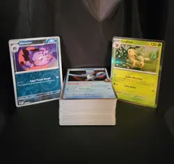 Pokemon: All Holos & Reverse Holos - 90 Card Lot Bundle - Image 1