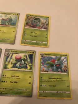 Lot Of 5 Bulbasaur and Ivysaur Pokemon Cards - Image 4