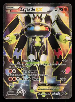 Zygarde EX 54a/124 Alternate Art Promo Pokemon Card - Image 1