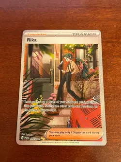 Rika 258 Paradox Rift Trainer Special Illustration Card 258/182 NM Pokemon TCG - Image 1
