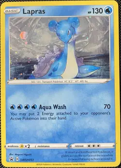 Lapras SWSH051 SWSH: Sword & Shield Promo (Cosmos Holo) Pokemon Card - Image 1