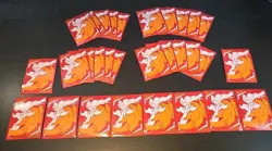 30X Pokemon TCG Card Sleeves Sun Moon Unbroken Bonds Charizard & Reshiram 2019 - Image 1