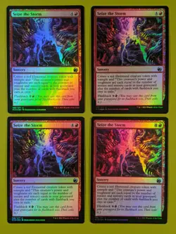 FOIL Seize the Storm x4 Innistrad: Midnight Hunt 4x Magic the Gathering MTG - Image 1