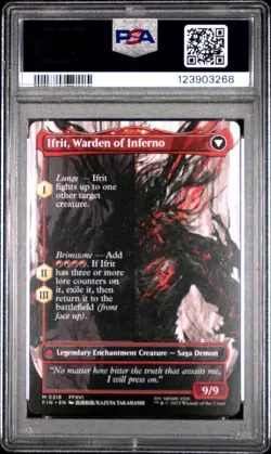 3268 Clive Ifrit Dominant 2025 Magic: The Gathering Final Fantasy #0318 PSA 10 - Image 2