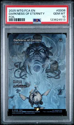 123624513 Darkness of Eternity 2025 MTG Final Fantasy FCA #0008 Foil PSA 10 - Image 1