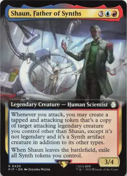 Shaun, Father of Synths (Extended Art) R Universes Beyond: Fallout 429 - LP MTG - Image 1