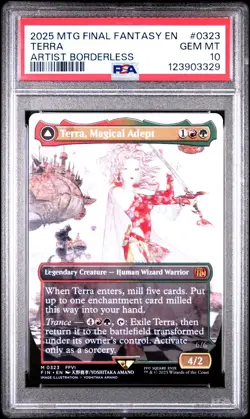 3329 Terra Magical Adept Esper 2025 MTG Final Fantasy #0323 PSA 10 - Image 1