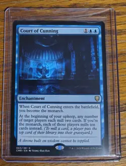 MTG Court of Cunning Commander Legends LP X1 Magic The Gathering - Image 1