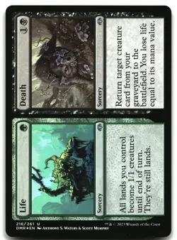 MTG Life // Death FOIL U Dominaria Remastered 216 LP - Image 1