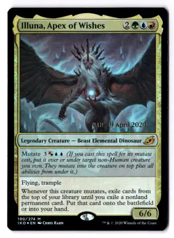 Illuna, Apex Of Wishes NM* PRERELEASE FOIL Ikoria ENGLISH 394 mtg -UnltdCards - Image 1