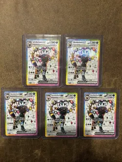Pokemon: 5x Umbreon & Espeon Black Star Promo SVP175 SVP176 ALL PACK FRESH - Image 2