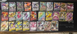 ??Pokemon 28x V VMAX VSTAR Ultra Rare Lot Pikachu Pidgeot Butterfree Samurott ?? - Image 2