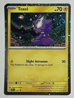 Toxel SVP119 (NM) Cosmos Holo •x2 SWIRLS• Scarlet and Violet: Black Star Promo - Image 1