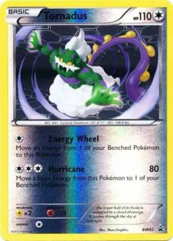 1x Tornadus - BW42 - Promotional Heavily Played Pokemon BW - Black Star Promos - Image 1