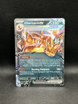 Charizard ex 196 PROMO BLACK STAR HOLO Scarlet & Violet Pokemon English Foil TCG - Image 1