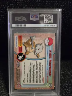 PSA 10 2000 Pokemon Game Topps Chrome Marowak TV Rare Base Set Series 2 GEM MINT - Image 2