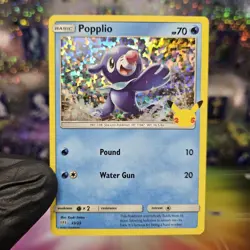 Pokemon Mcdonalds Promo 2021 Popplio Holo Rare 23/25 NM - Image 1
