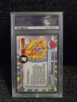 PSA 10 2000 Pokemon Game Topps Chrome Jolteon TV Rare Base Set Series 2 GEM MINT - Image 2