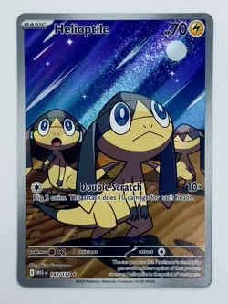 Helioptile - 143/132 - (IR) Illustration Rare - Pokemon - MEG: Mega Evolution - Image 1