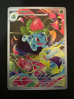 Ivysaur Illustration Rare 134/132 Near Mint Mega Evolution Pokemon TCG English - Image 1