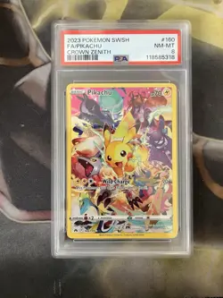 Pikachu (Secret) 160/159 Crown Zenith Holo for sale online - Image 1