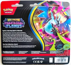 Pokemon TCG Phantasmal Flame 3-Pack Blister Pack Factory Sealed New ME02 - Image 2